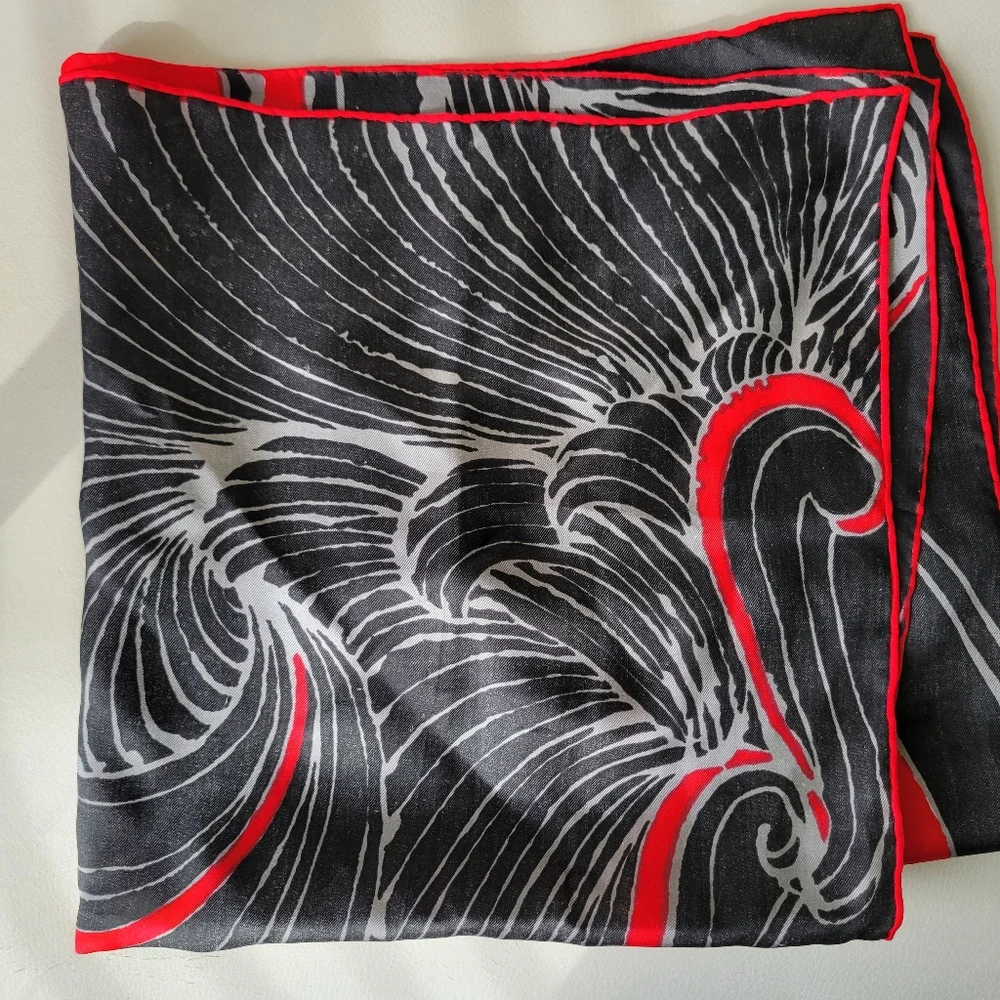 Vintage black red